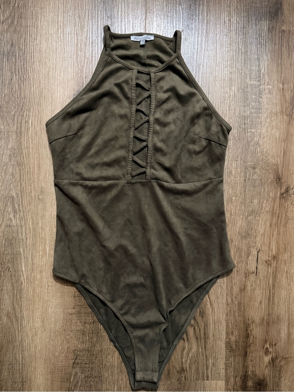 Charlotte Russe Textured Bodysuit